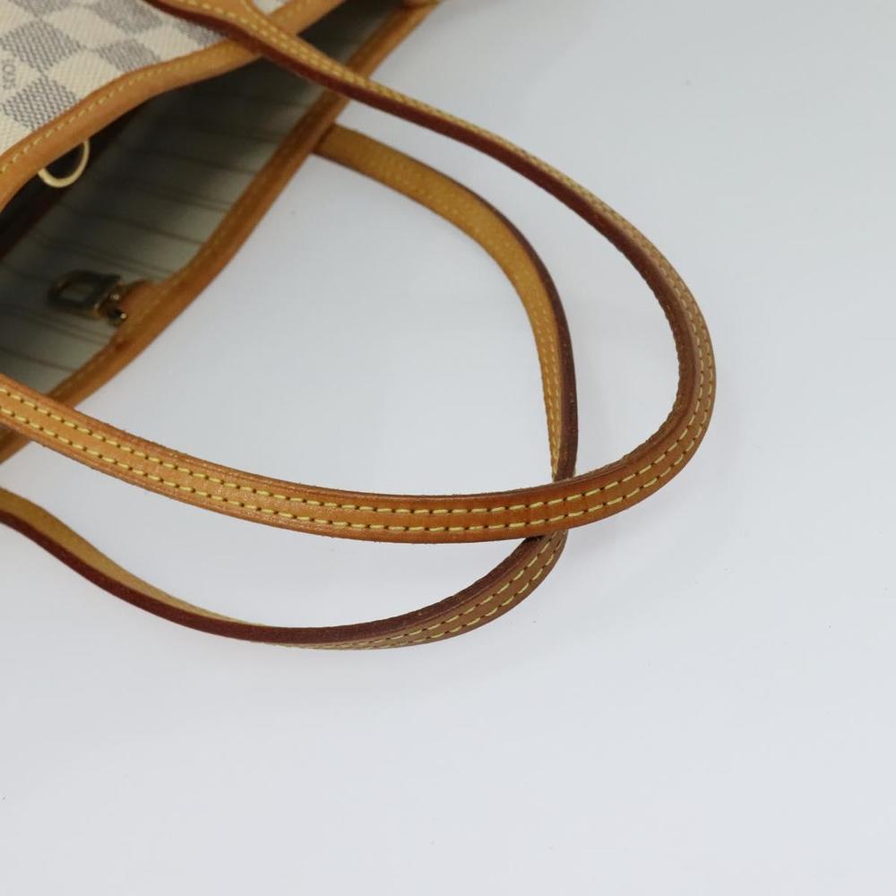 LOUIS VUITTON Damier Azur Neverfull PM Tote Bag N41362 LV Auth 120593 - Picture 7 of 16